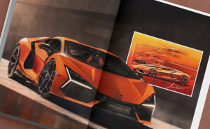 "Lamborghini: przeszłość, teraźniejszość, przyszłość". Kompletny przewodnik po świecie Lamborghini. Dla wszystkich, którzy od samochodu wymagają więcej niż tylko prędkości.